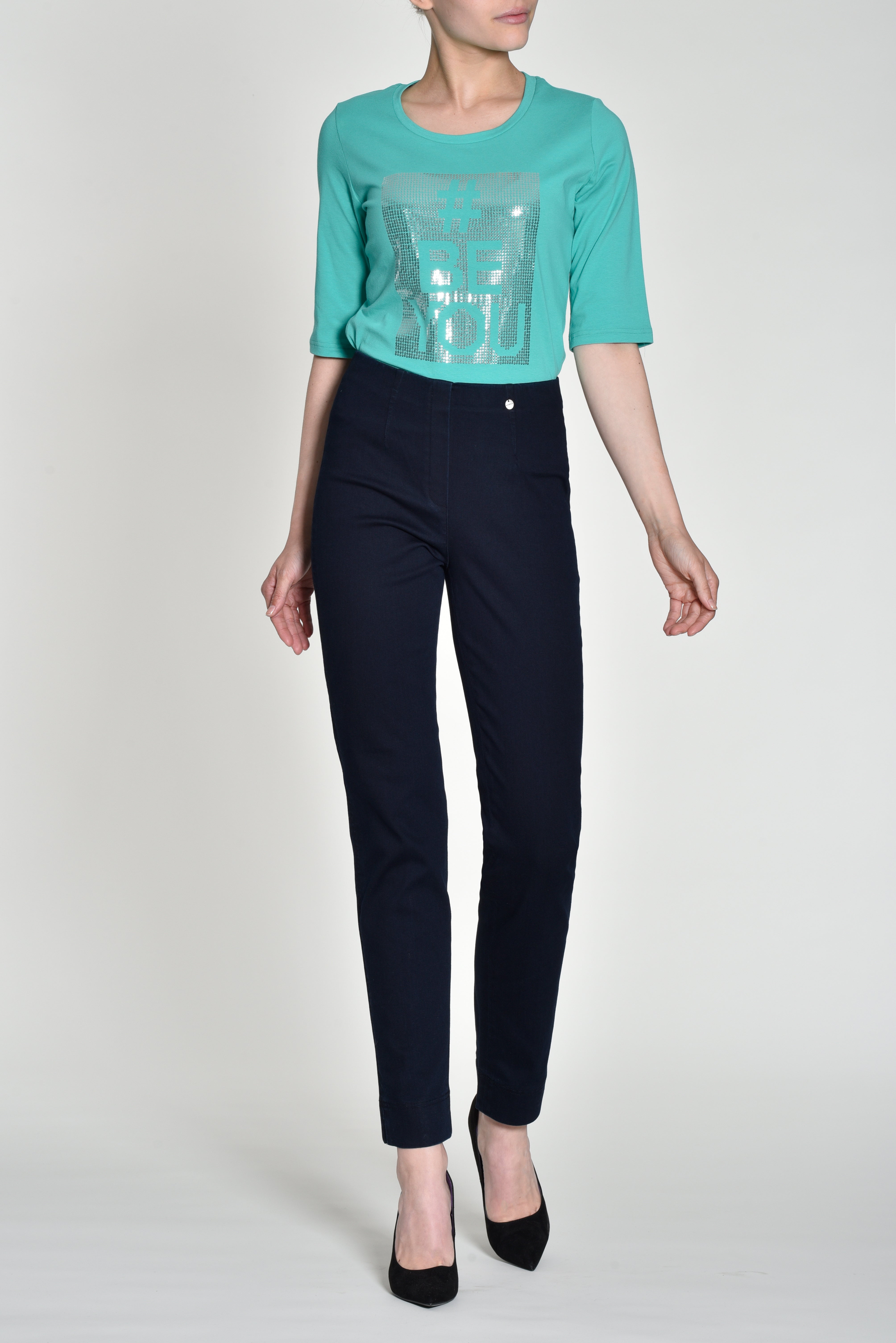 Navy Marie Trousers - 51639