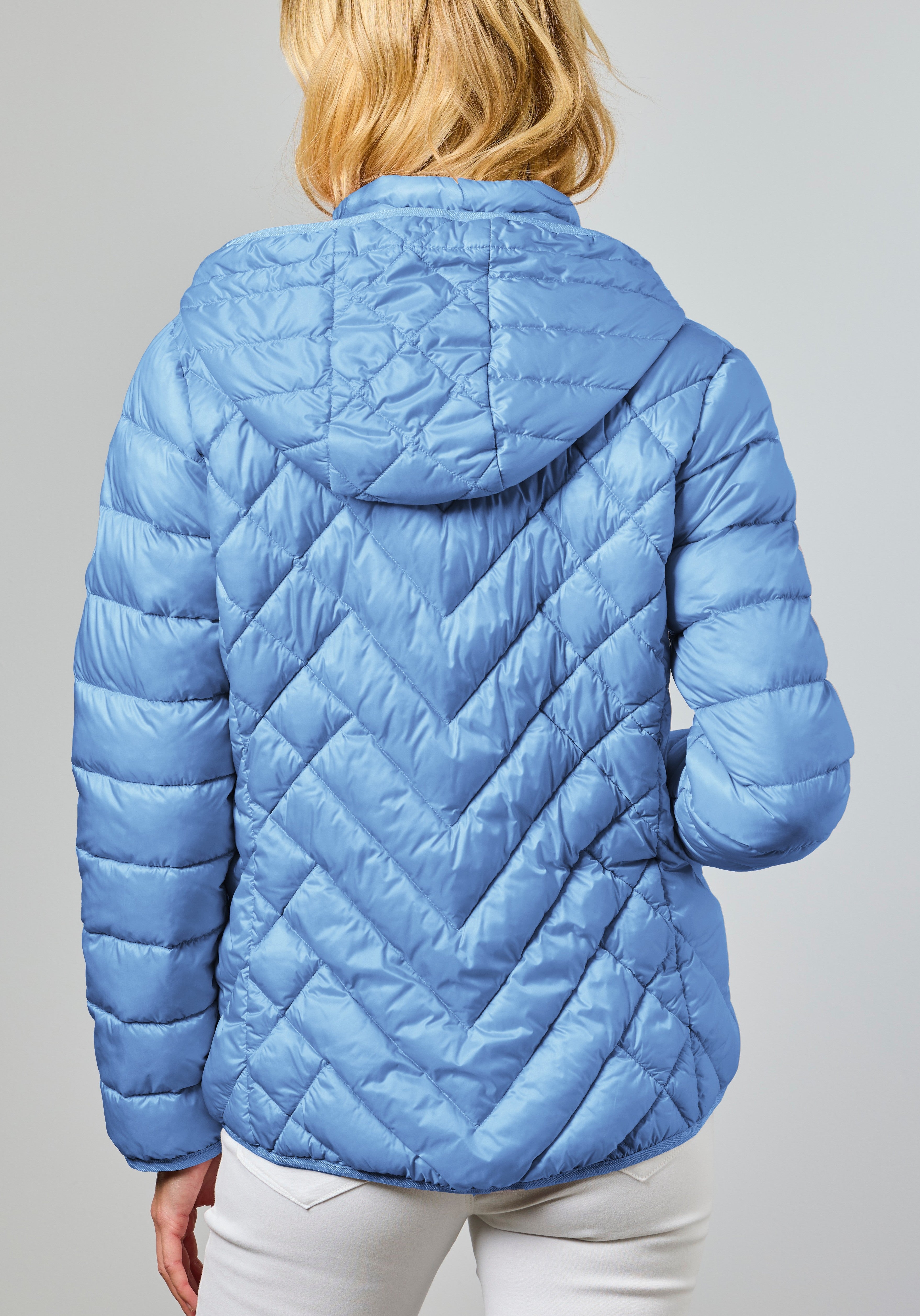 Naja Ocean Hooded Quilt Jacket - 2242