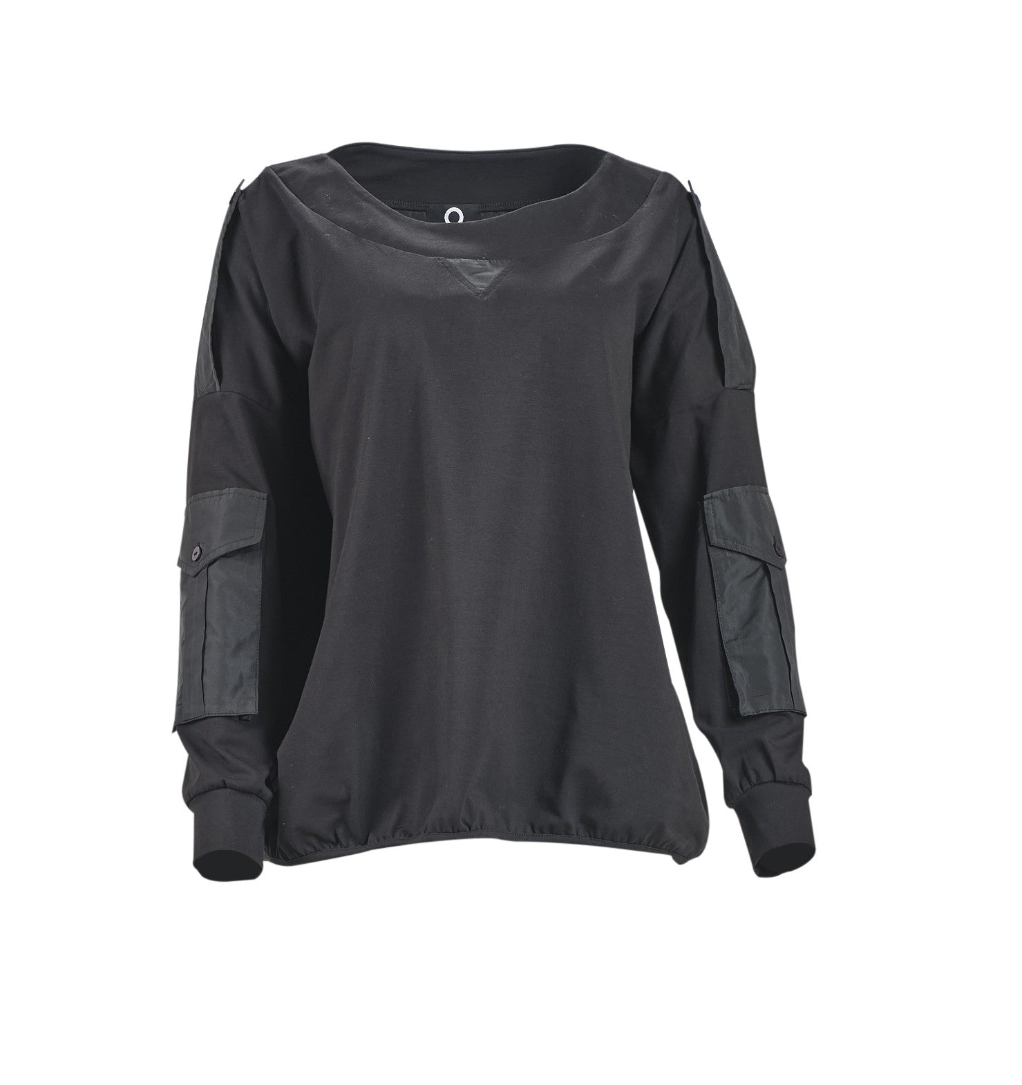Plain Black Pantone Top - 0215