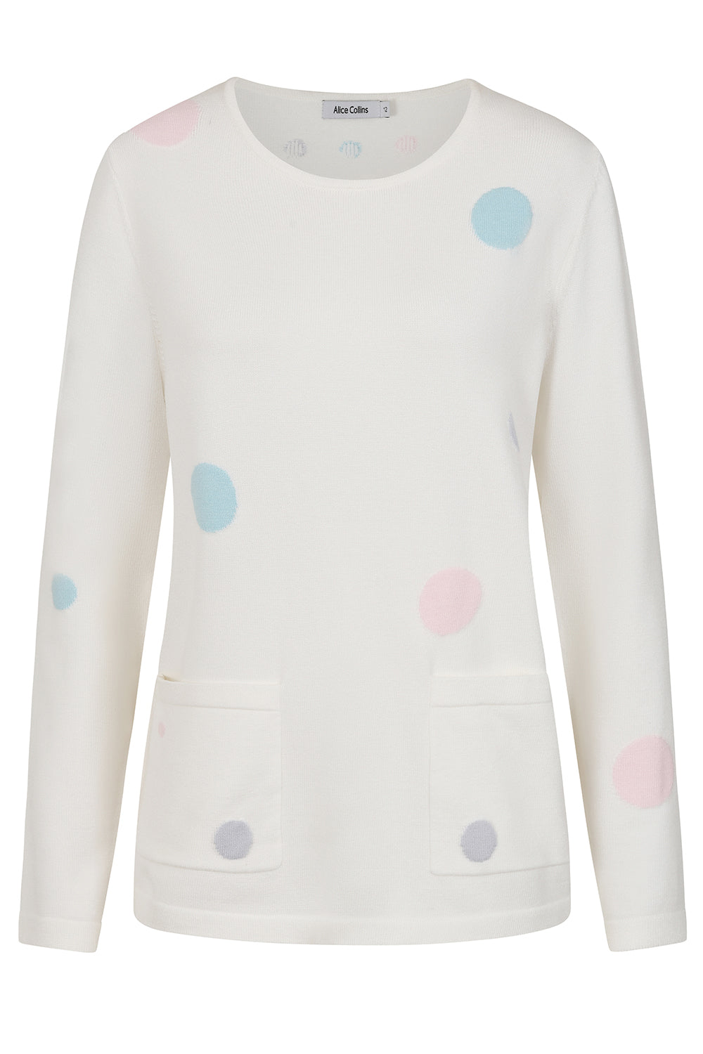 Nicola White Pullover - S108