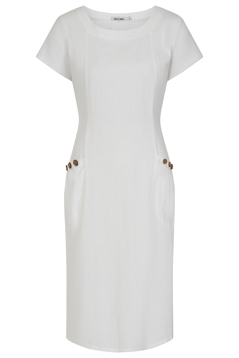 Hettie White Dress - S306
