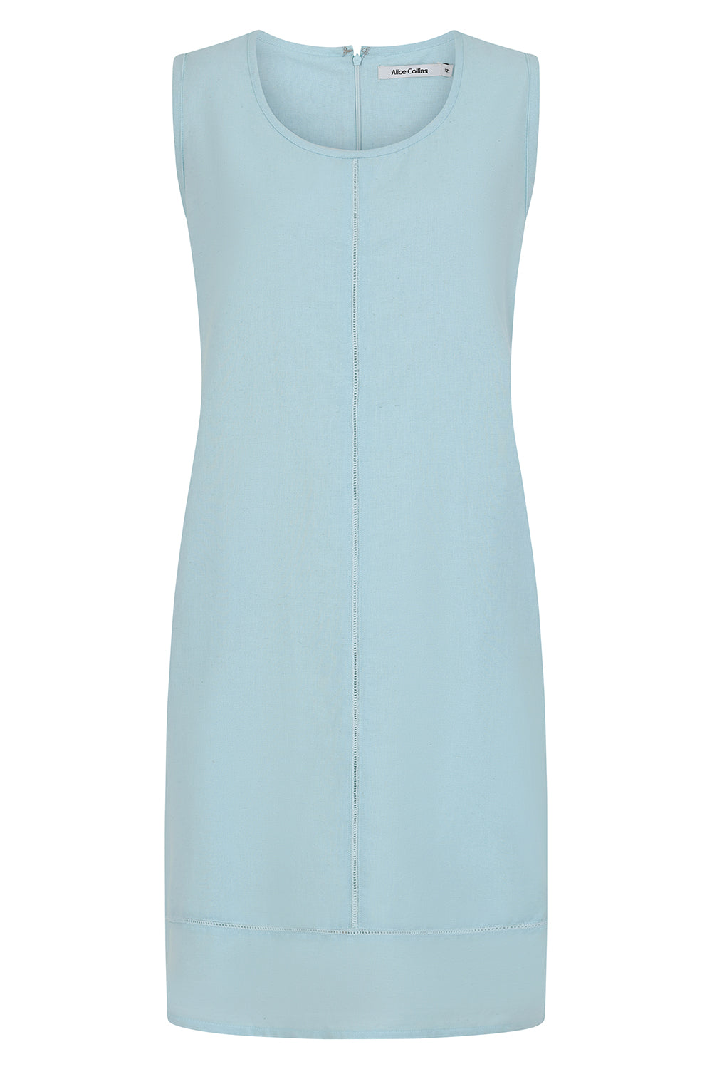 Harriet Chalk Blue Dress - S308