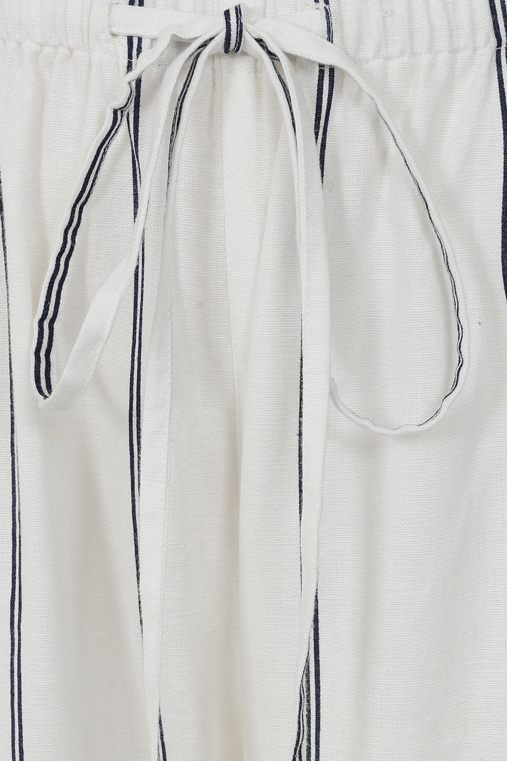 Rose White/Blue Striped Pants - S322