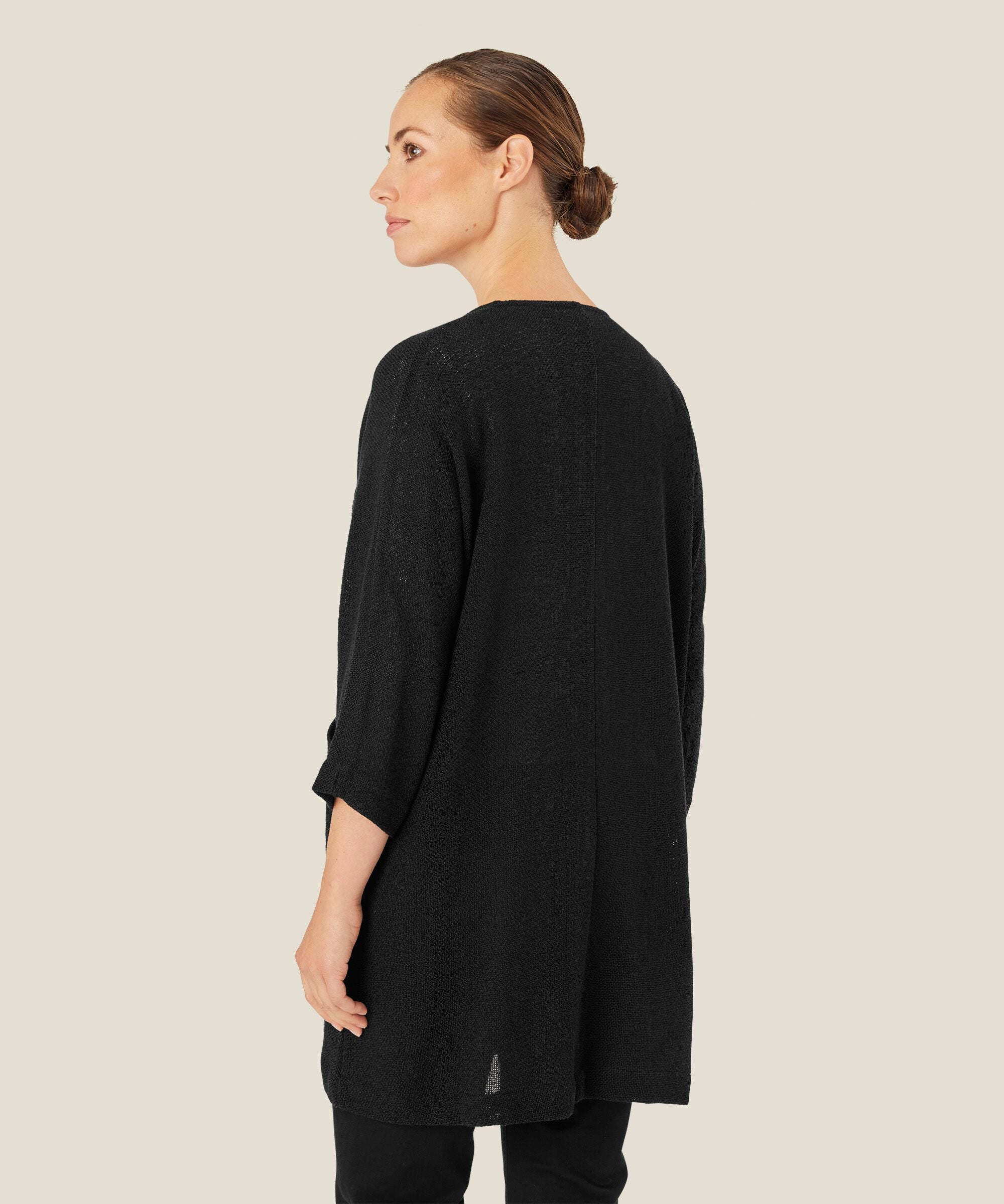 Black Jarmis Open Front Jacket - 1000830