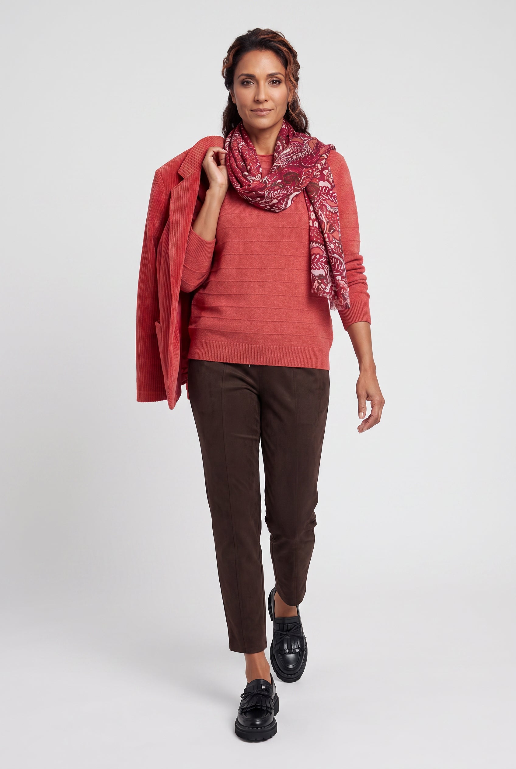 Sienna Red Pullover - 11000613