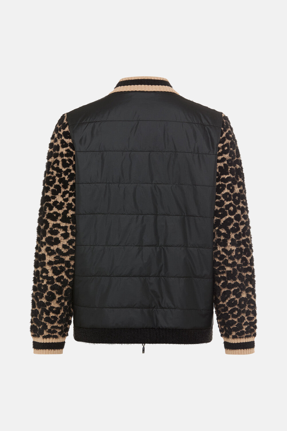 Animal Print Zip Knit Jacket - 11004704