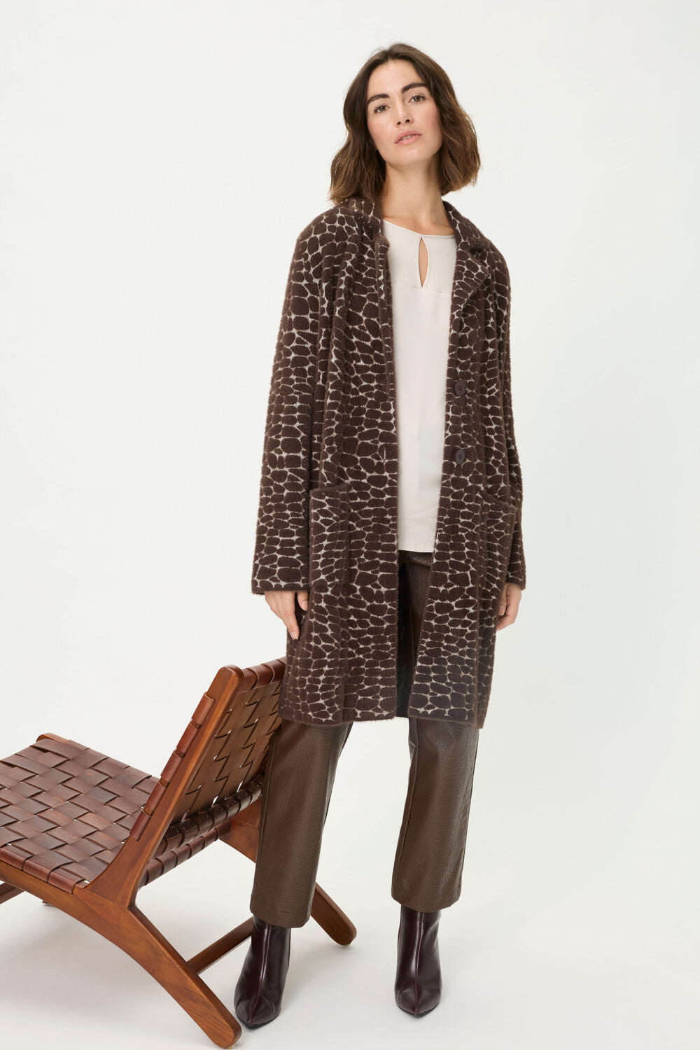 Long Chocolate Cardigan - 11004721