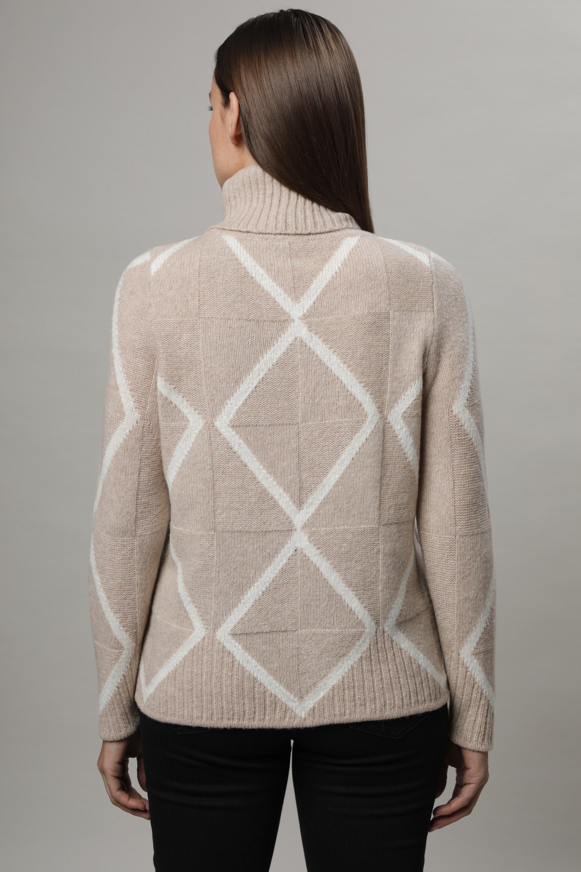 Beige Roll Neck - 11045
