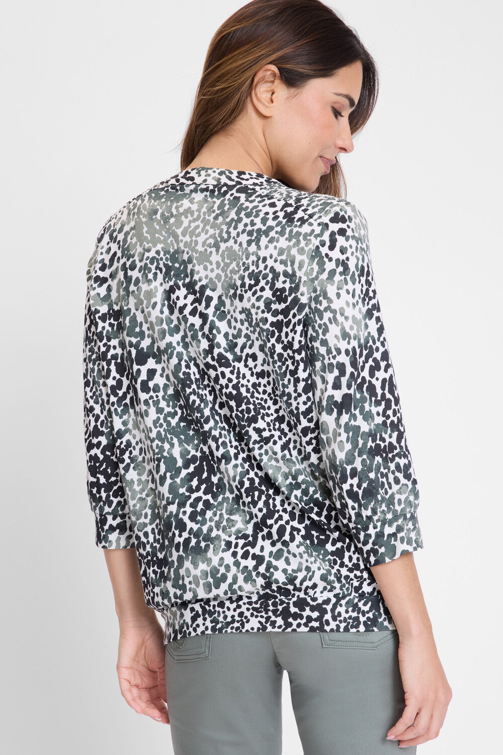 Jungle Khaki Print Top - 11105066