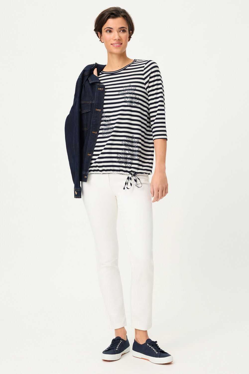 Ink Blue Print Top - 11105357