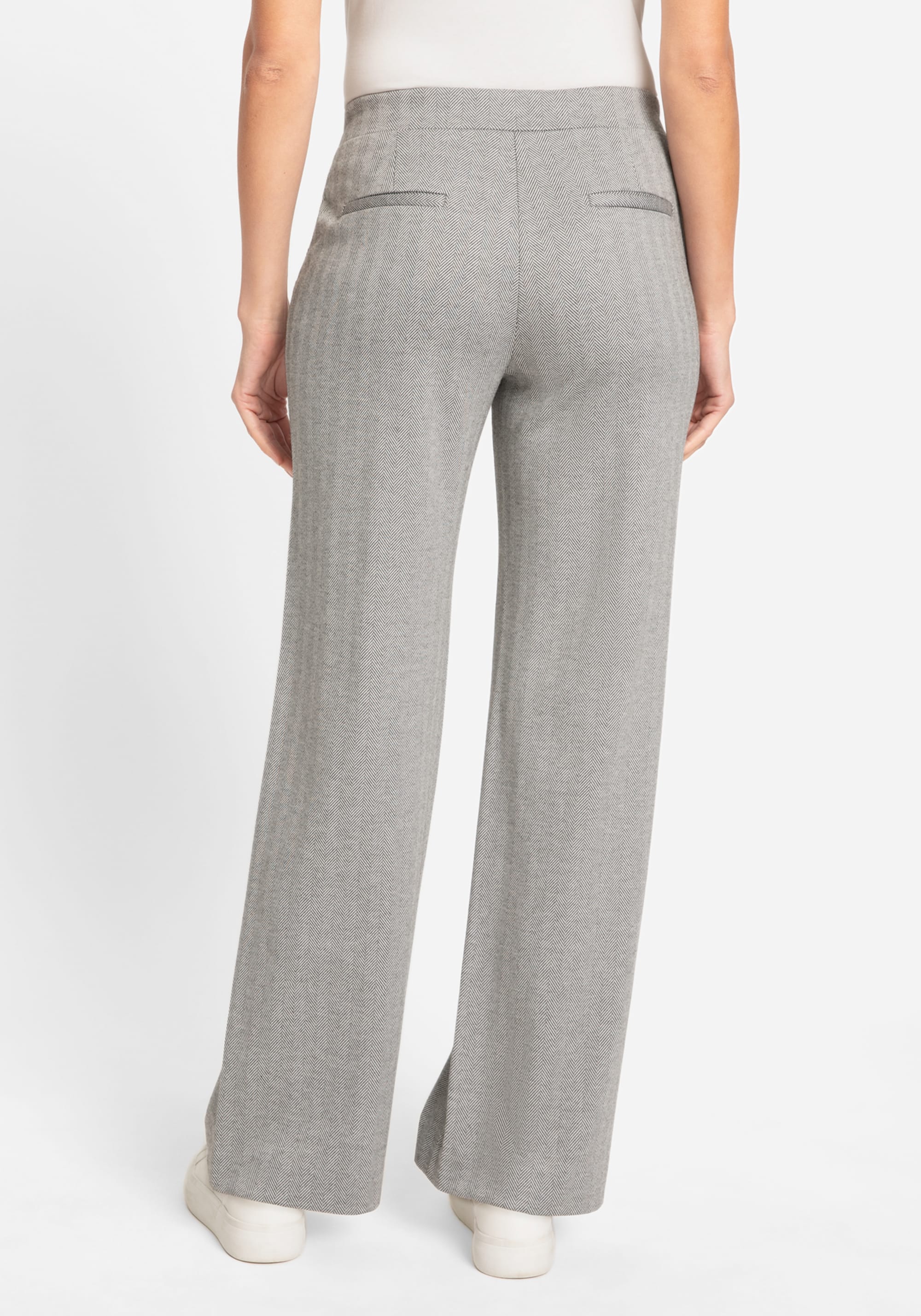 Pearl Grey Casual Pants - 14002209