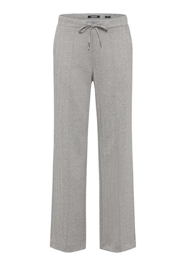 Pearl Grey Casual Pants - 14002209