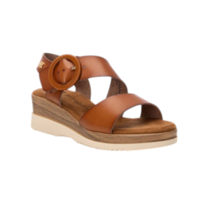 Camel Wedge Sandals - 143944