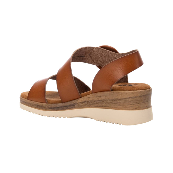 Camel Wedge Sandals - 143944