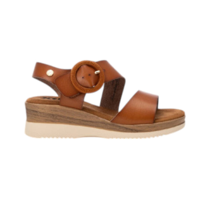 Camel Wedge Sandals - 143944