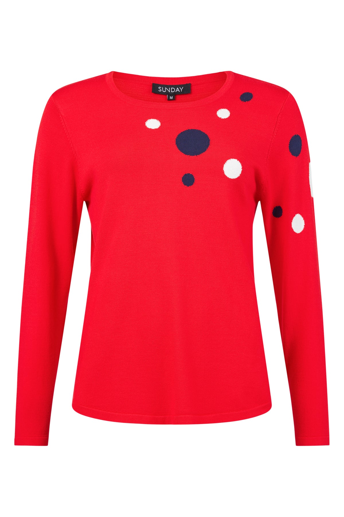 Red Circle Sweater - 6430