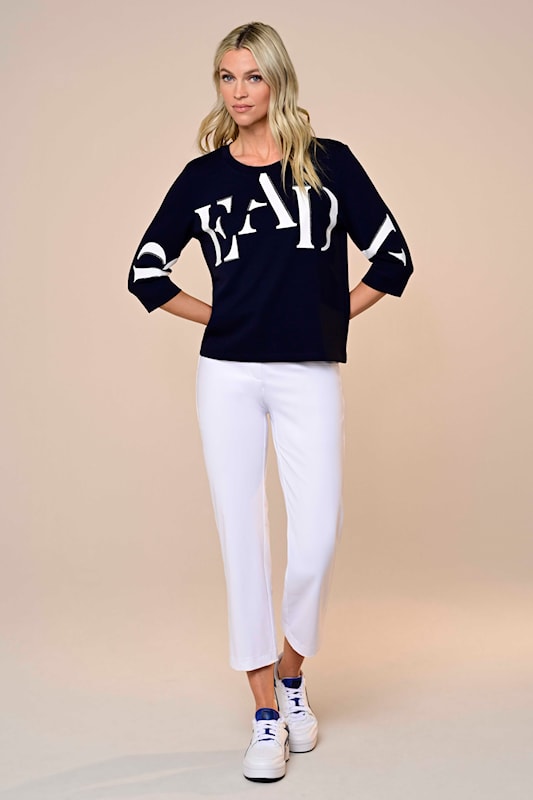 Cream Ankle Length Trousers - 61074