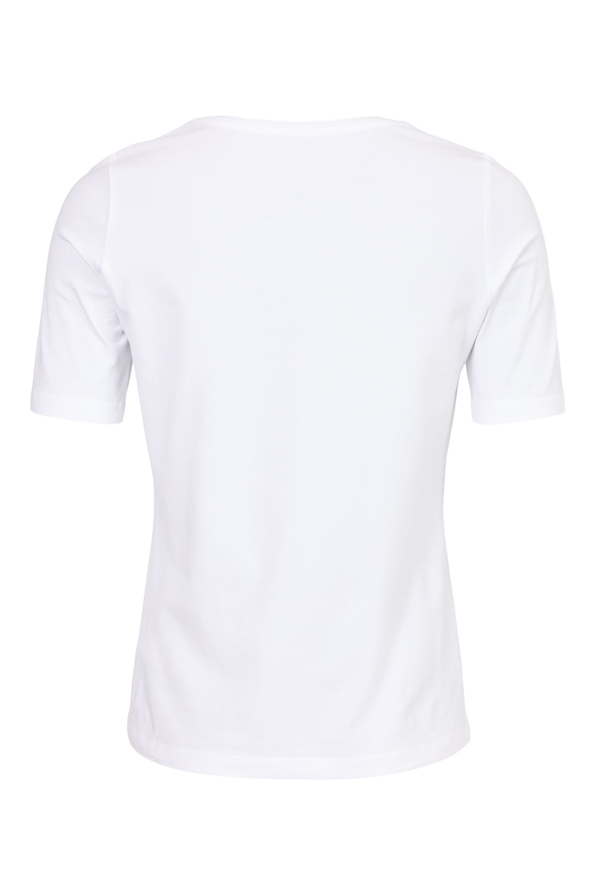 White Front Print T-Shirt - 64333