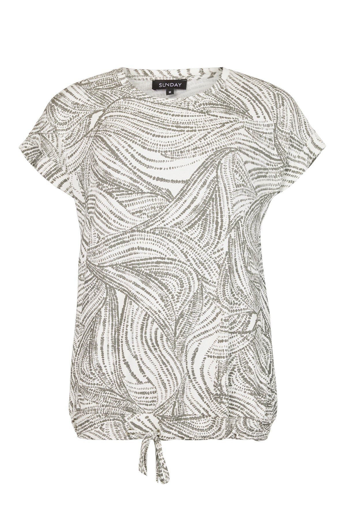 Green Print Blouse - 6342