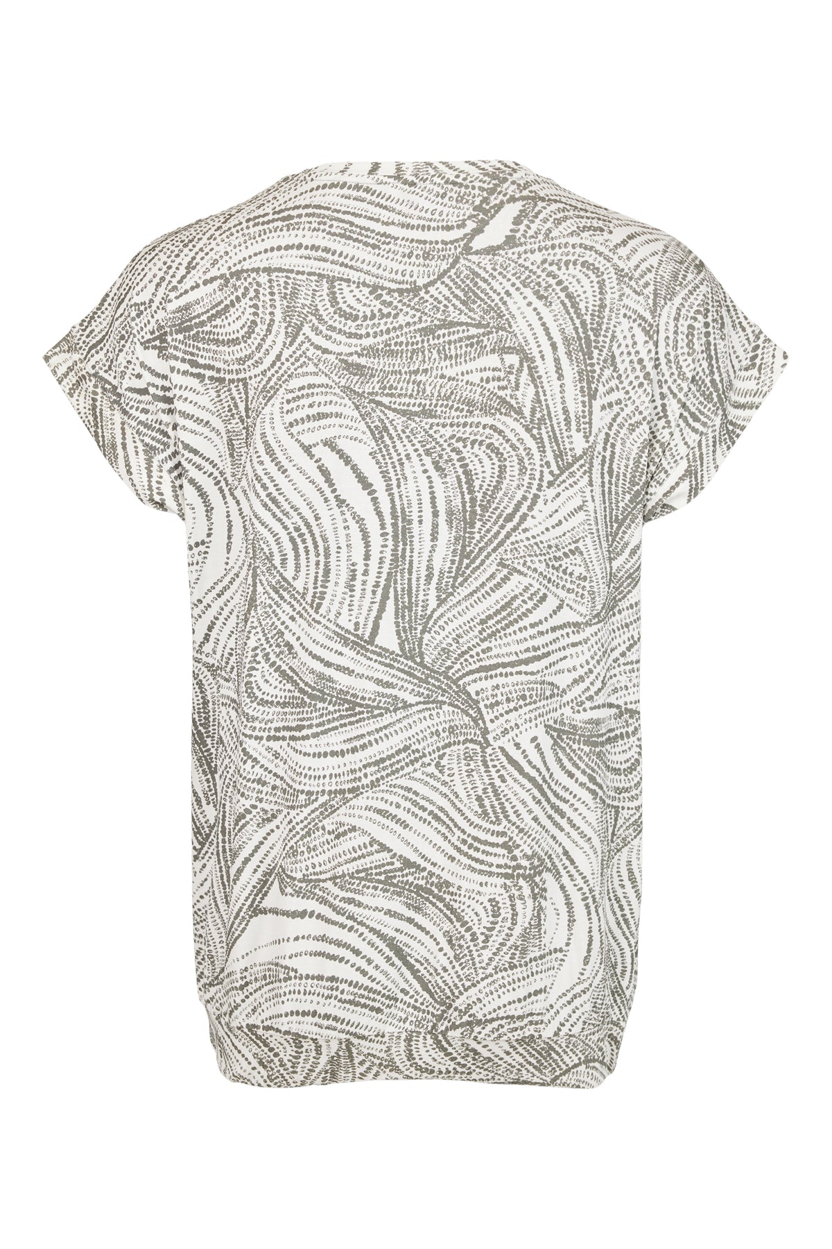 Green Print Blouse - 6342