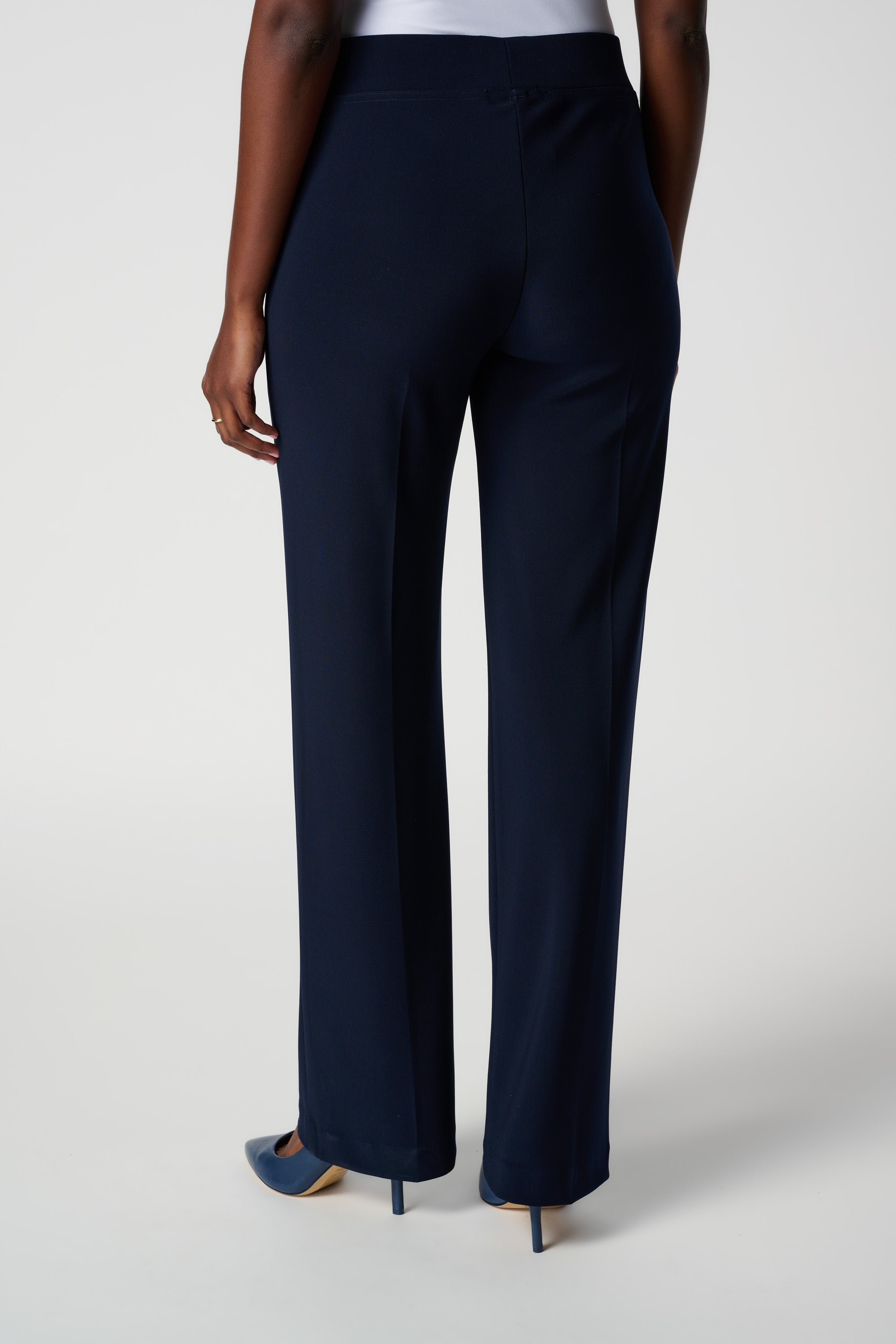 Midnight Blue Wide Leg Trousers - 153088