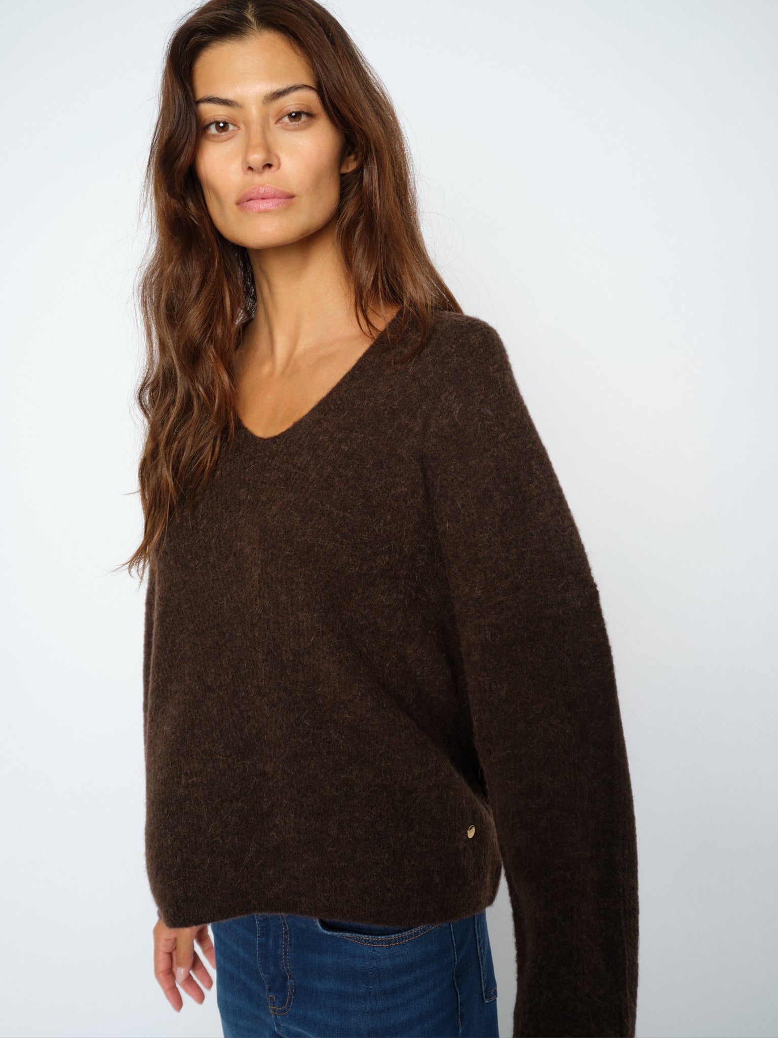 Thora V-Neck Delicioso Knit - 153900