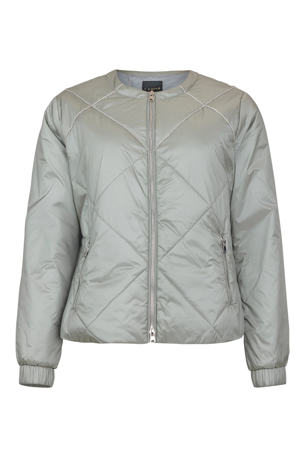 Sage Diamond Quilt Jacket - 67400