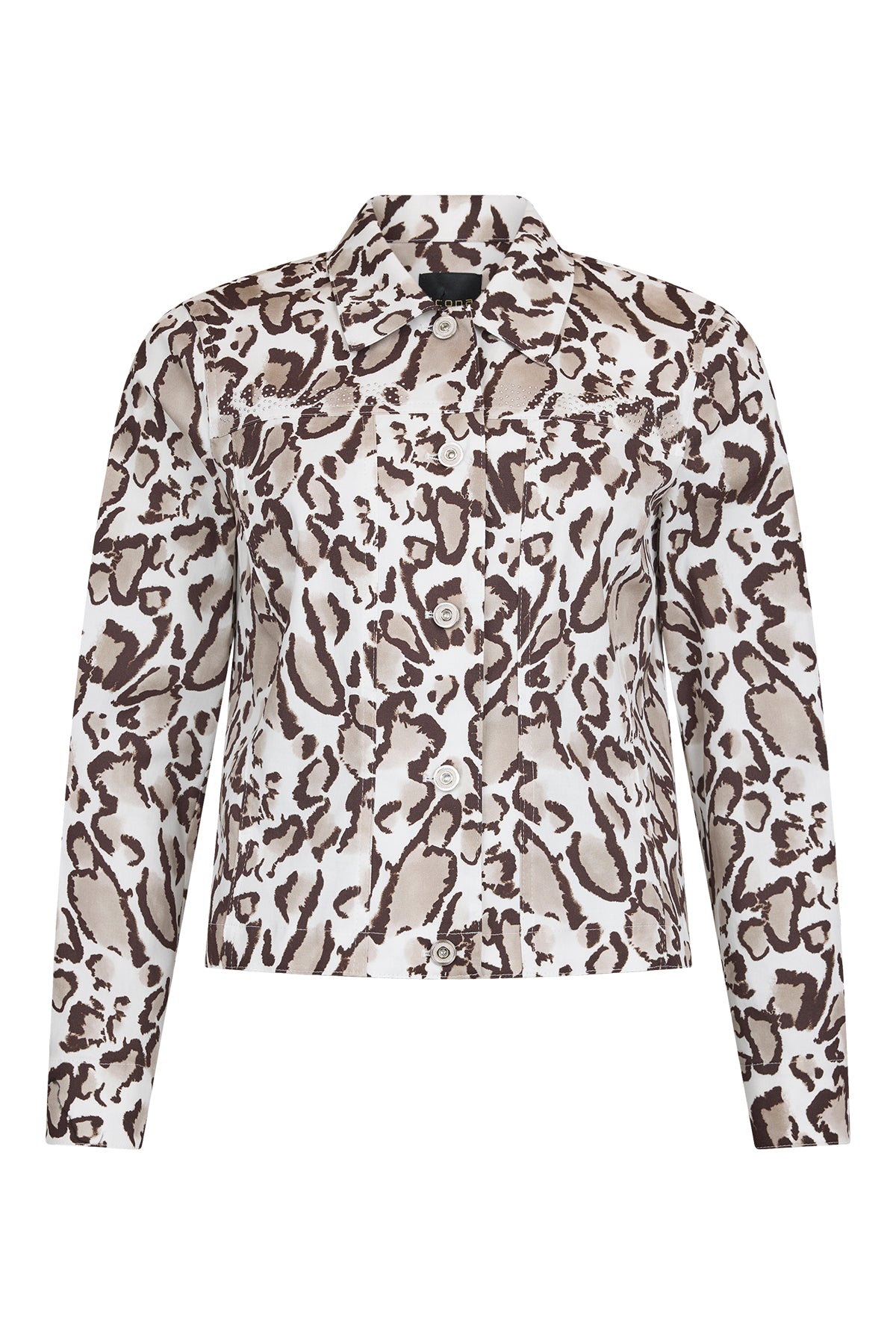 Taupe Print Jacket - 67411