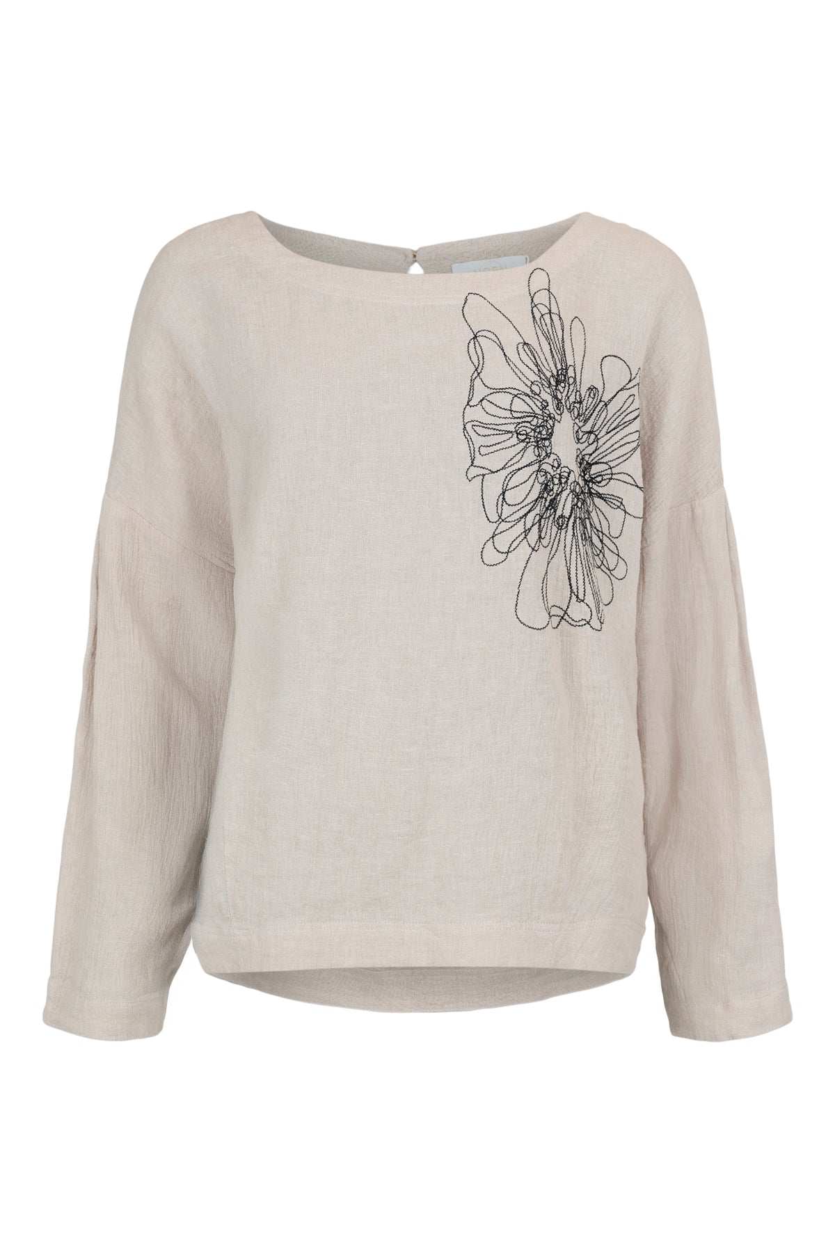 Beige Linen Top - 83727