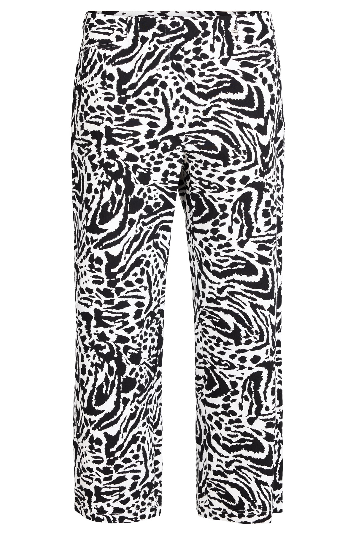 Efi 09 Black & White Cropped Trousers - 51539