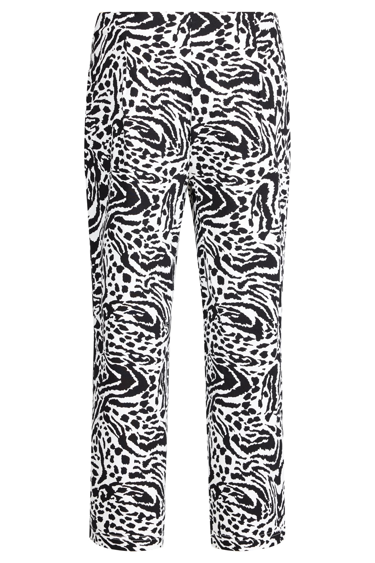 Efi 09 Black & White Cropped Trousers - 51539