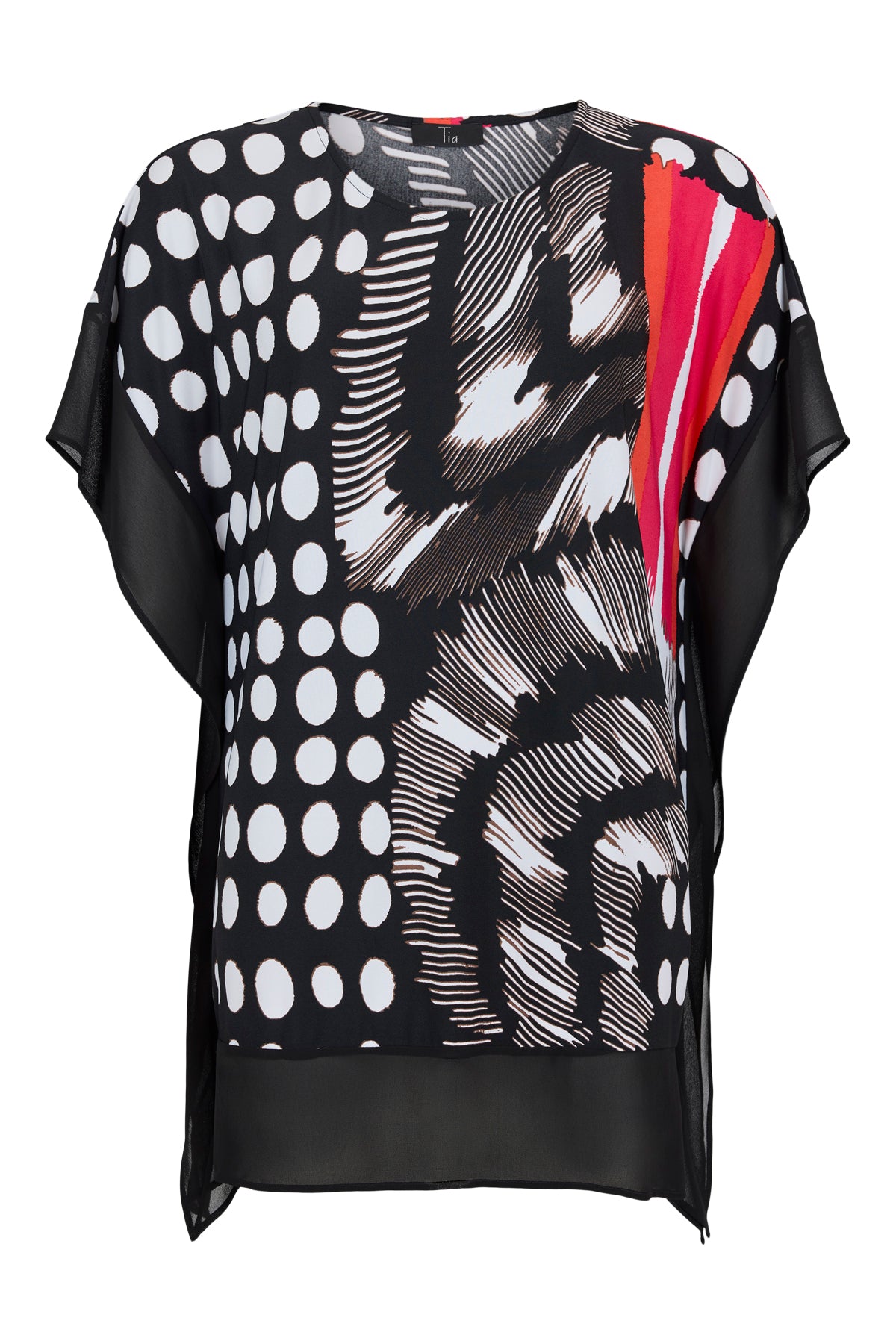 Black & White Print Tunic - 73148