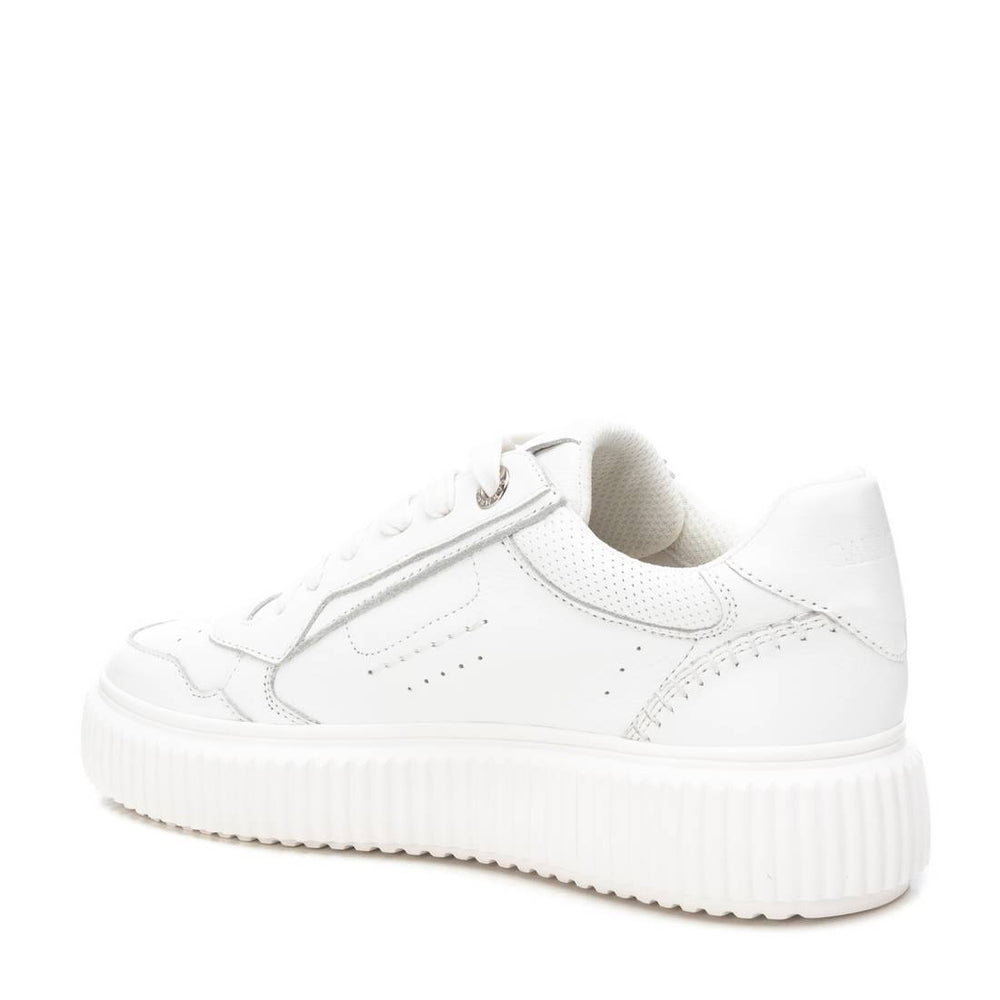 White Leather Trainers - 162294