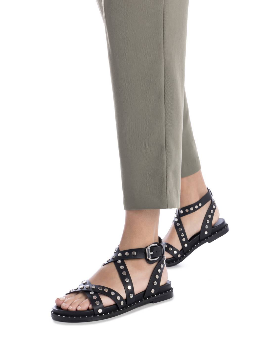 Black Gladiator Sandals - 162393