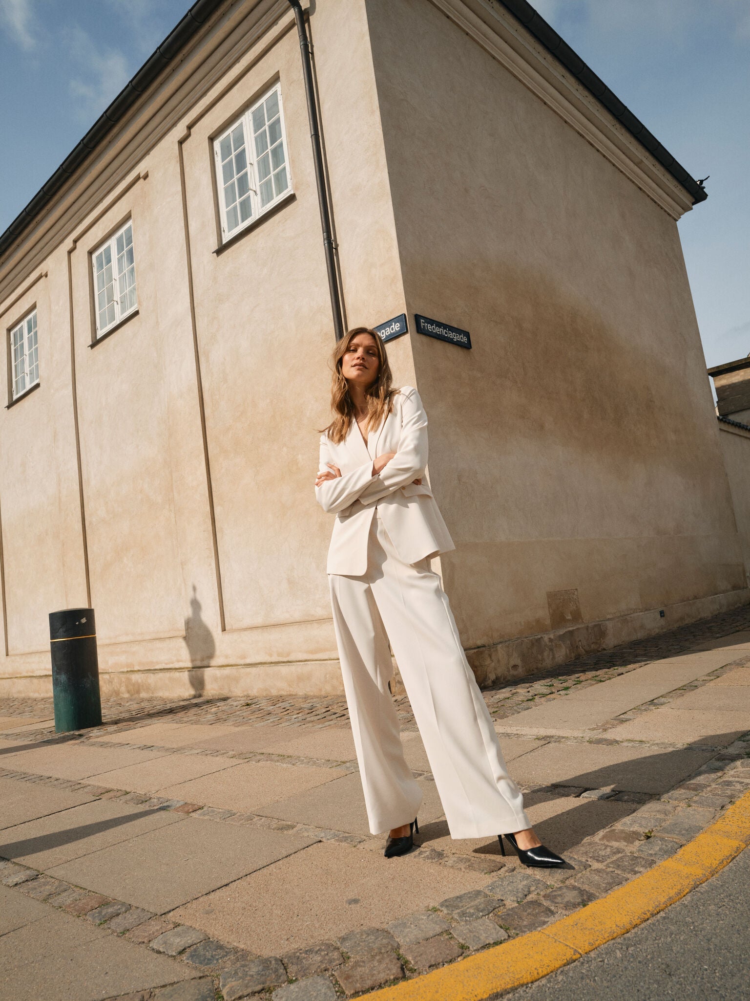 Leya Miley Ecru Pants - 166670