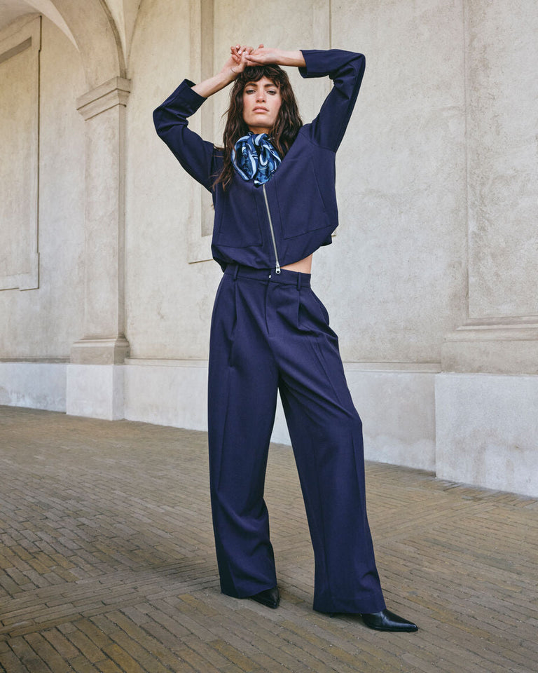 Salute Navy Charlize Panama Pant - 175760