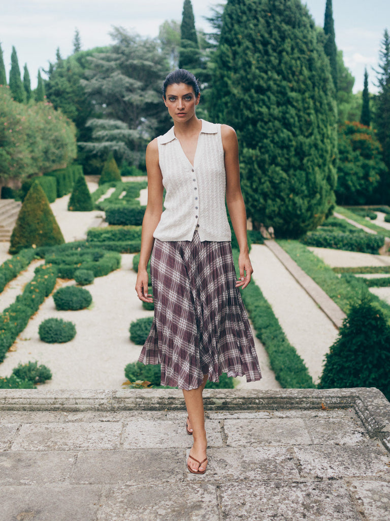 Rinja Marisol Ecru Knit Top - 177720