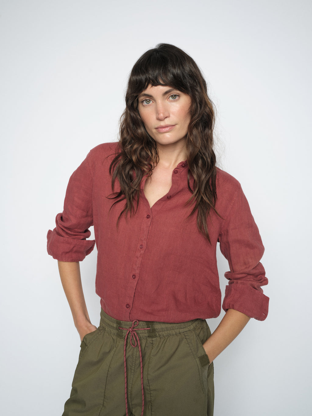 Cowhide Martina Linen Shirt - 178790