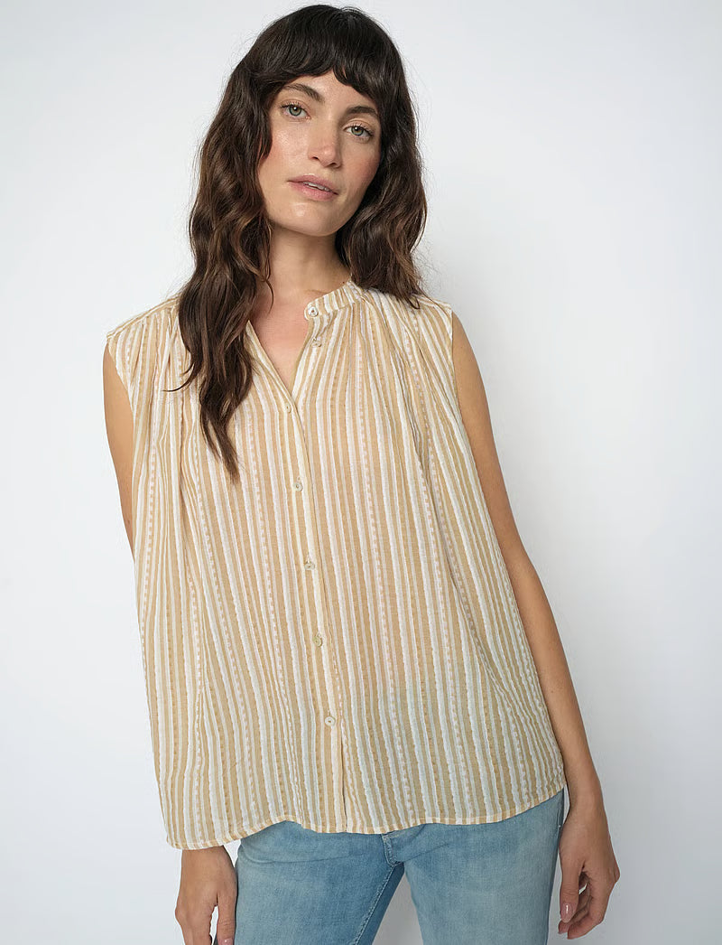 Sesame Amelia Stripe Blouse - 180130