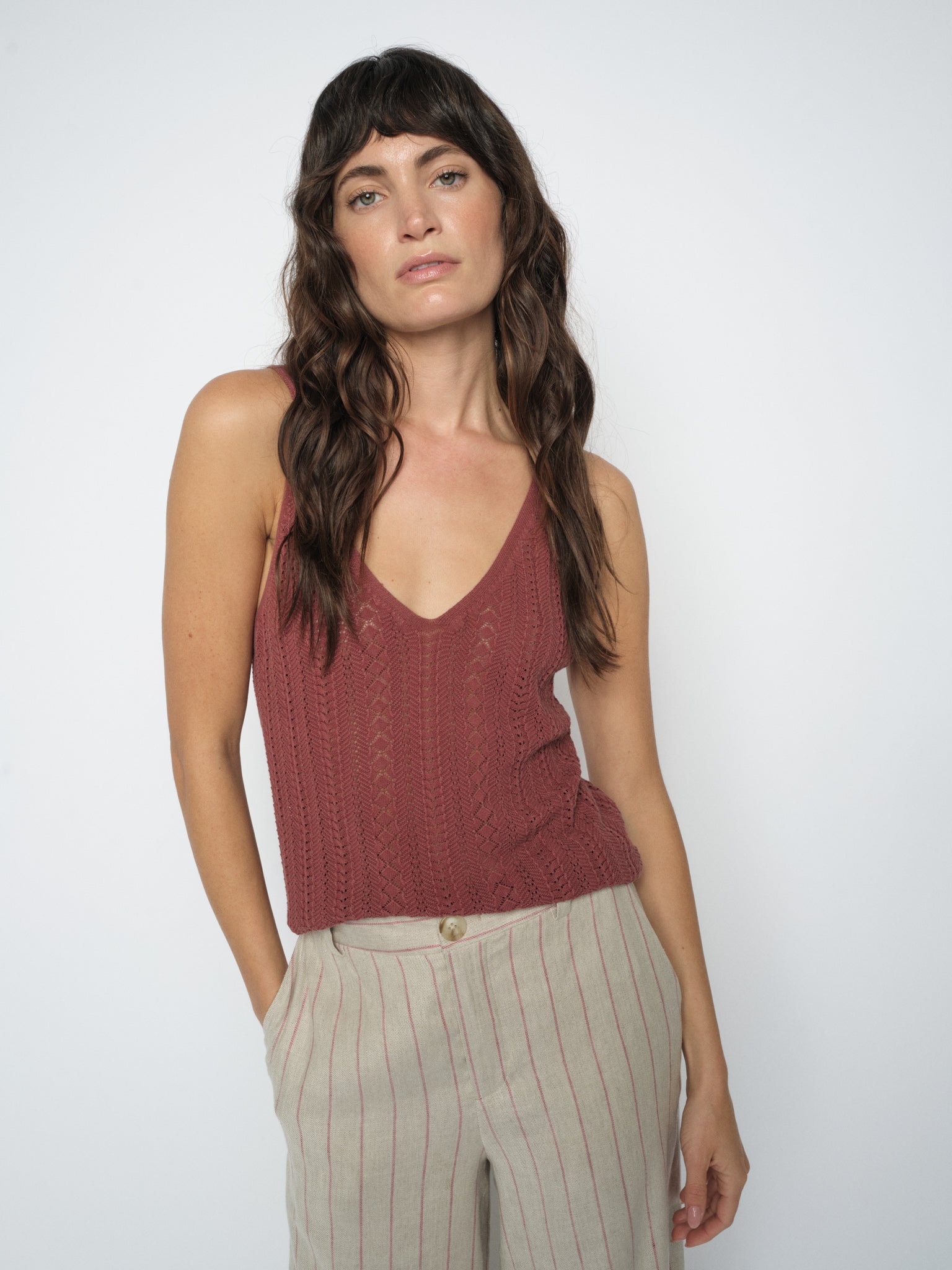 Cowhide Cressida Knit Vest - 180250