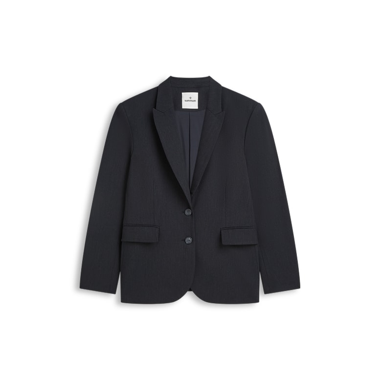 Midnight Blue Pinstripe Blazer - 1s1323
