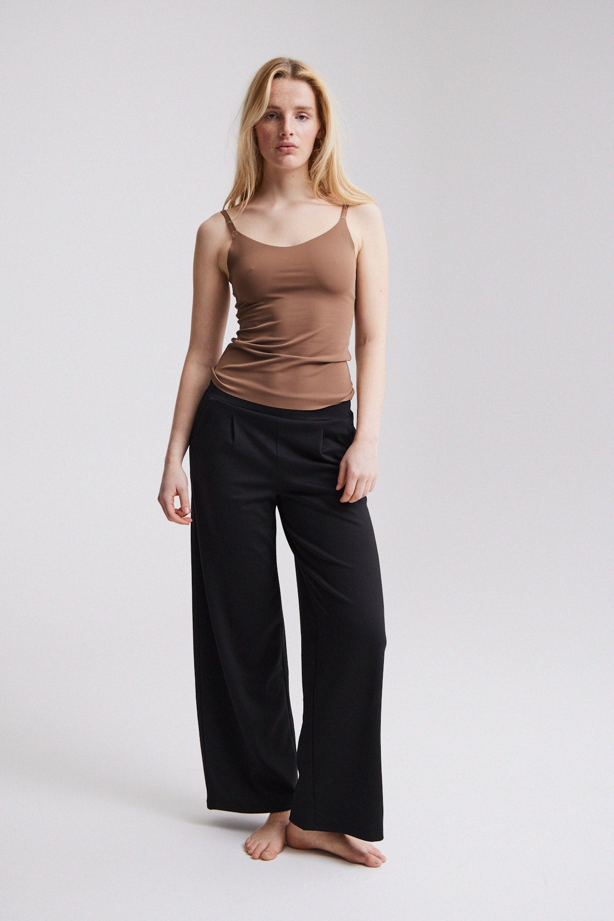 Kate Black Wide Leg Trousers - 20118337