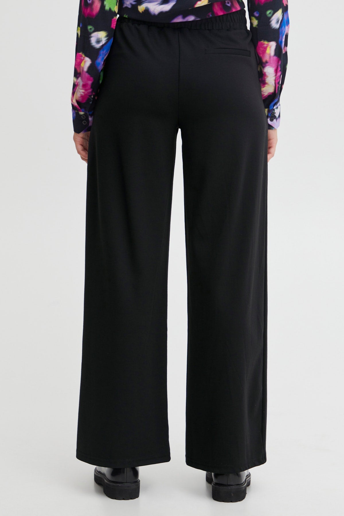 Kate Black Wide Leg Trousers - 20118337