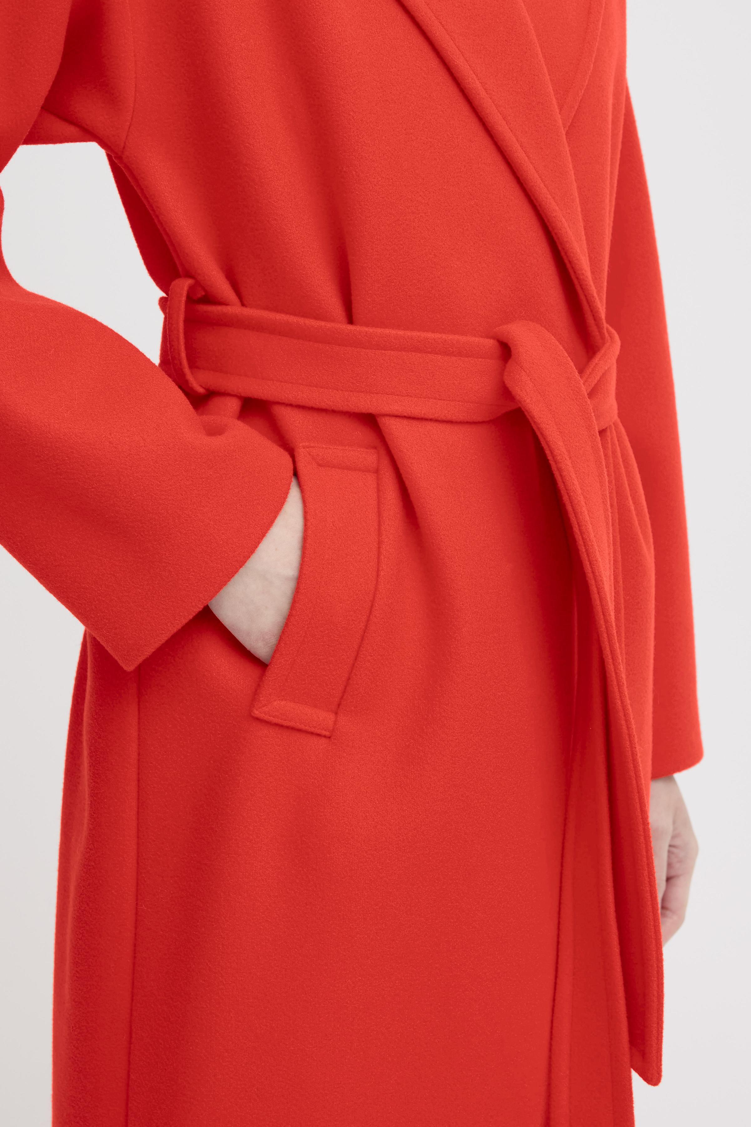 Jannet Fiery Red Coat - 20123144
