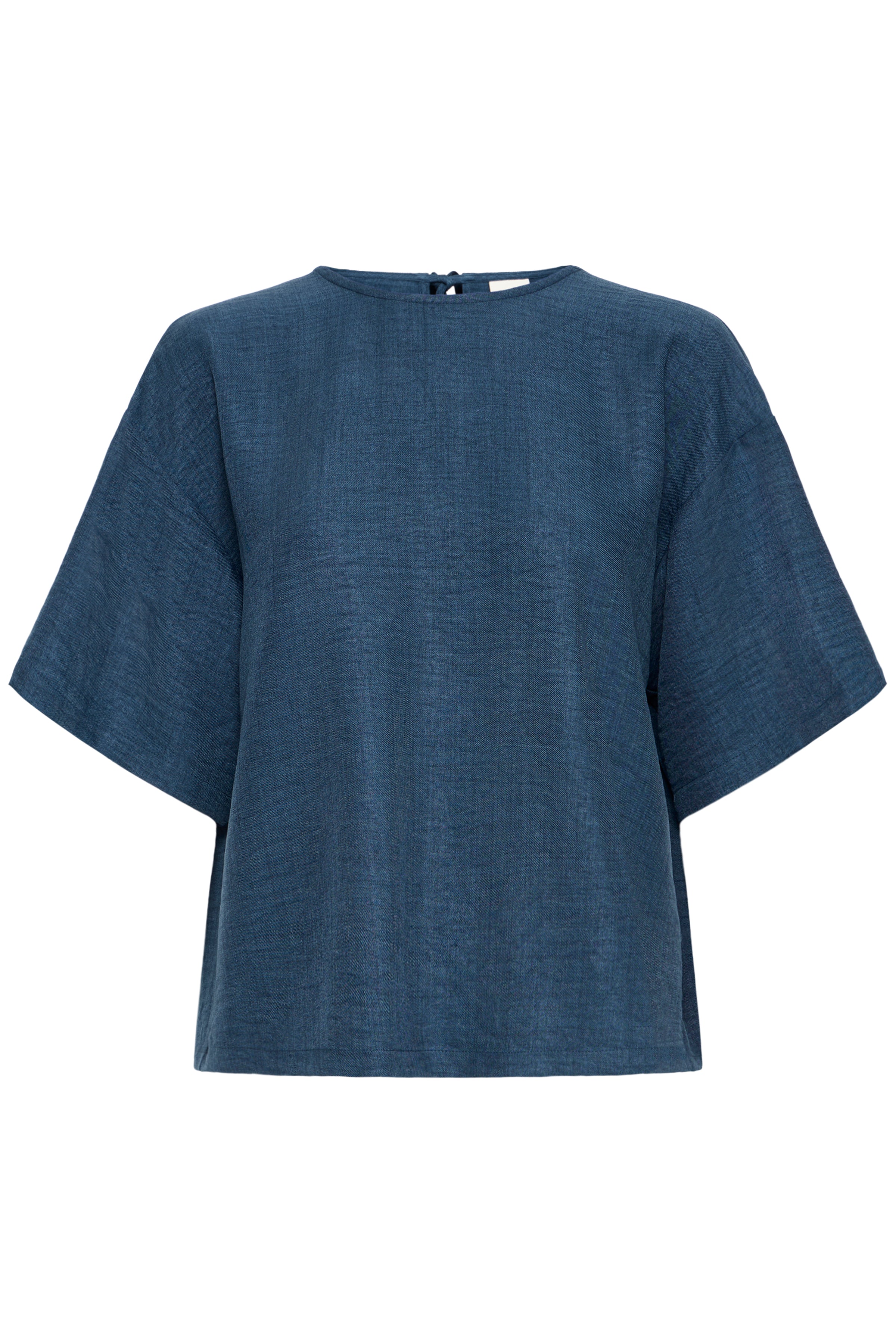 Katico True Navy Melange Blouse - 20125563