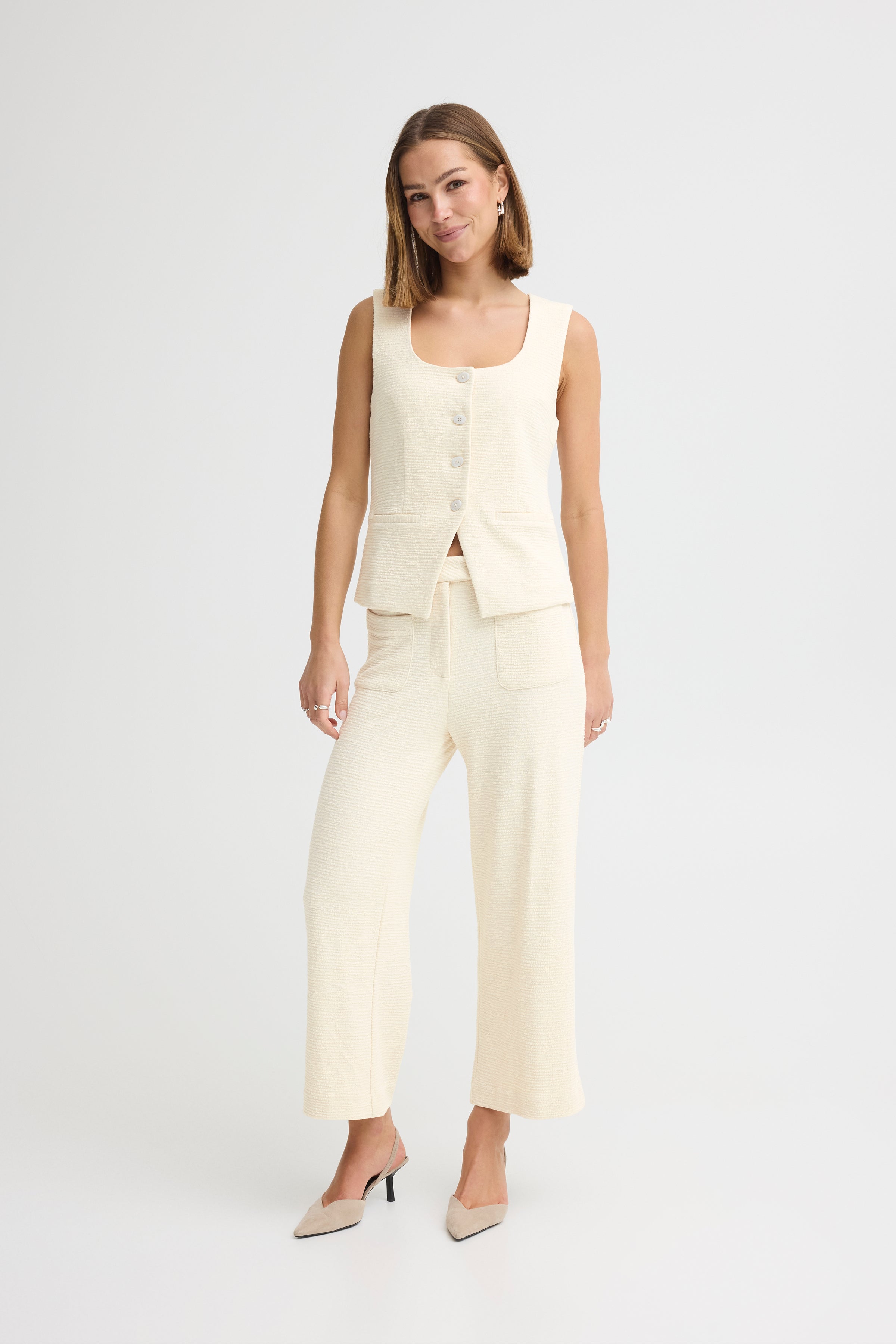 Kate Lumina Almond Milk Waistcoat - 20125612