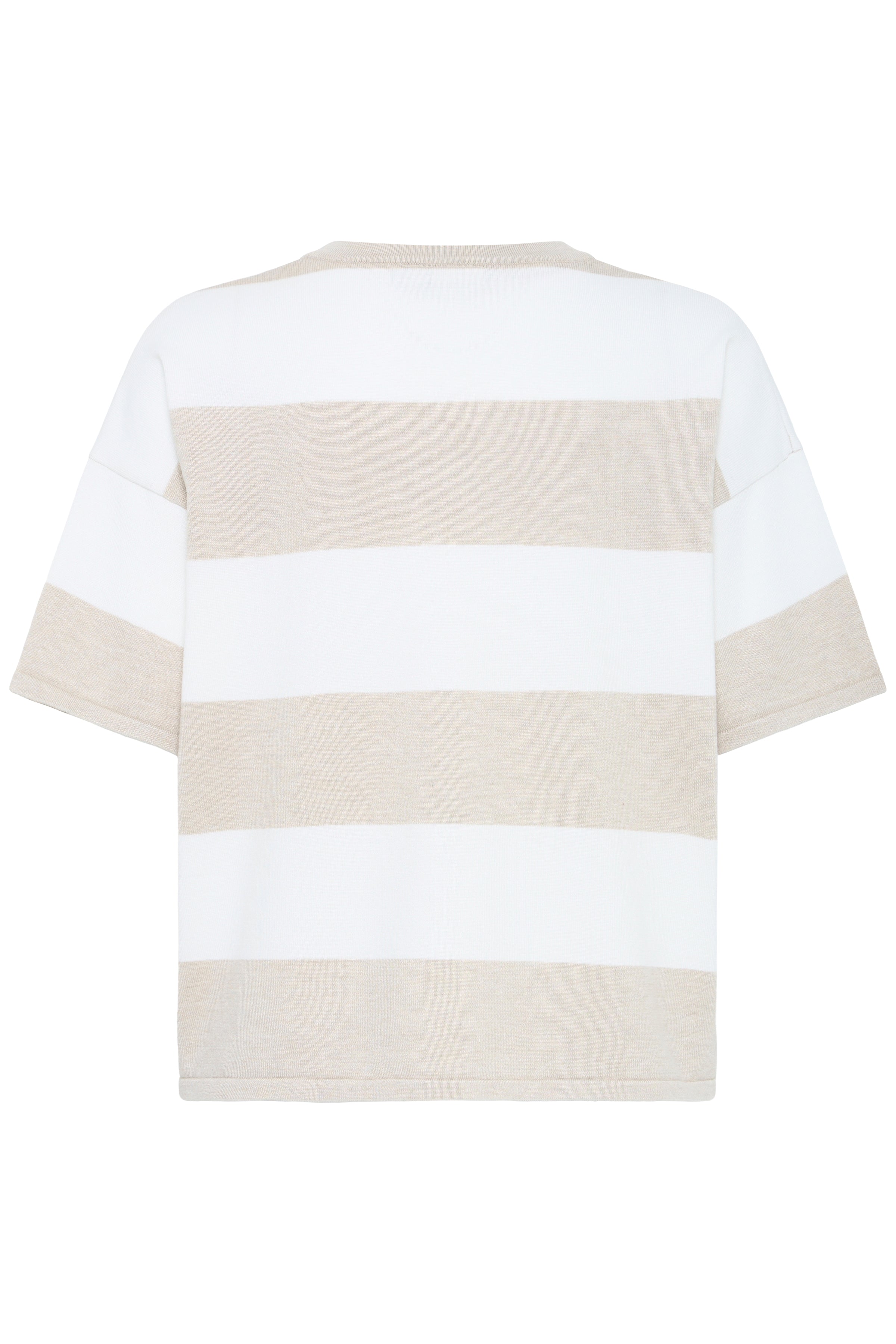 Luls Wide Oatmeal Stripe Top - 20125817