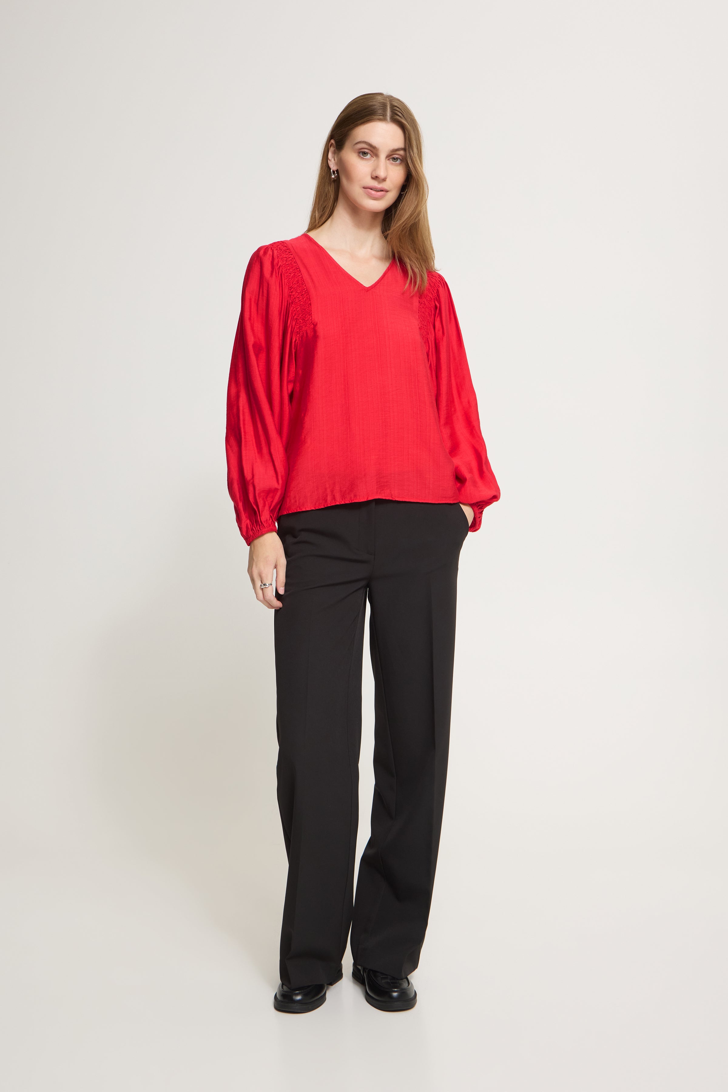 Imelda Poinsettia Blouse - 20126291