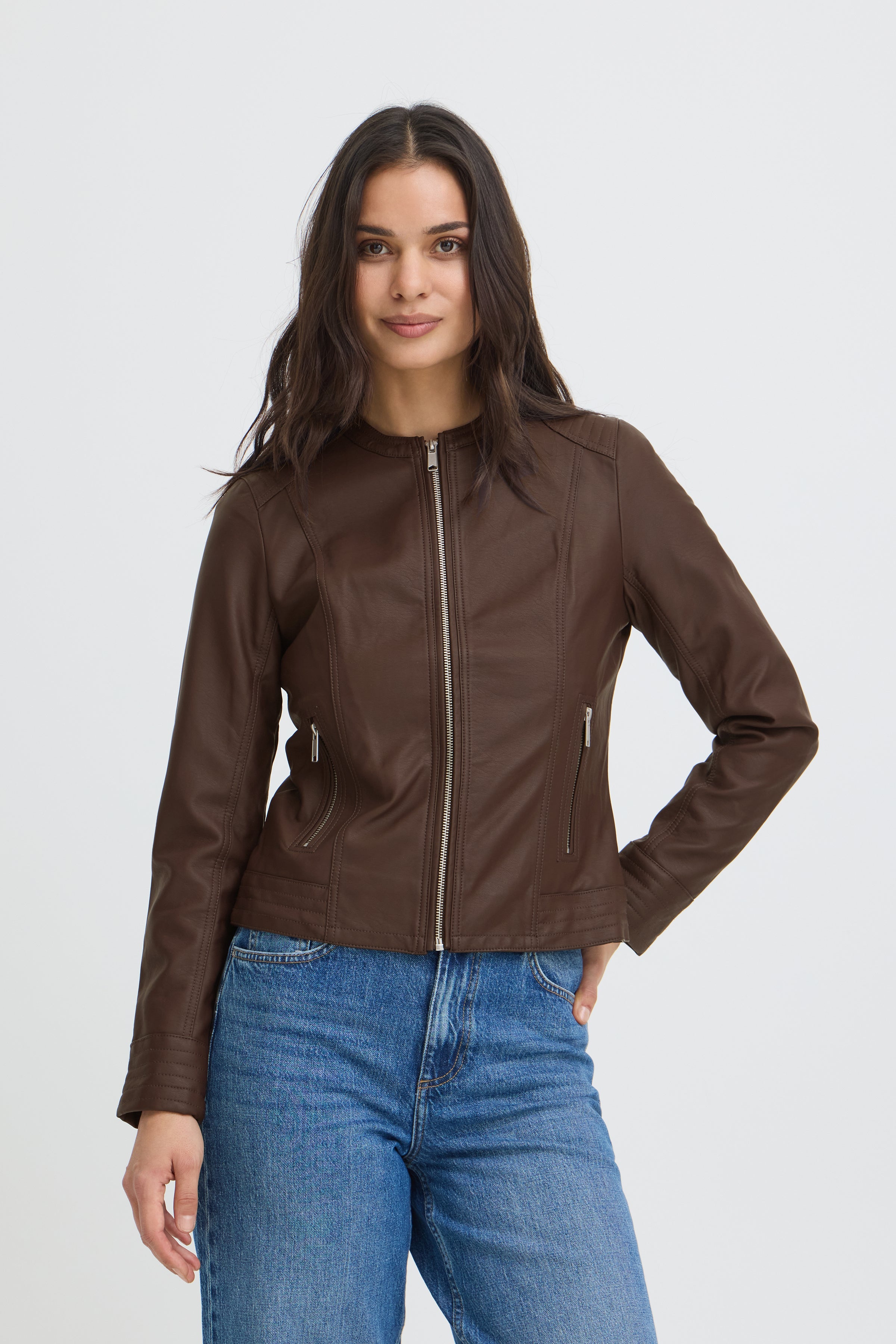 Java Acom Faux Leather Jacket - 20809396