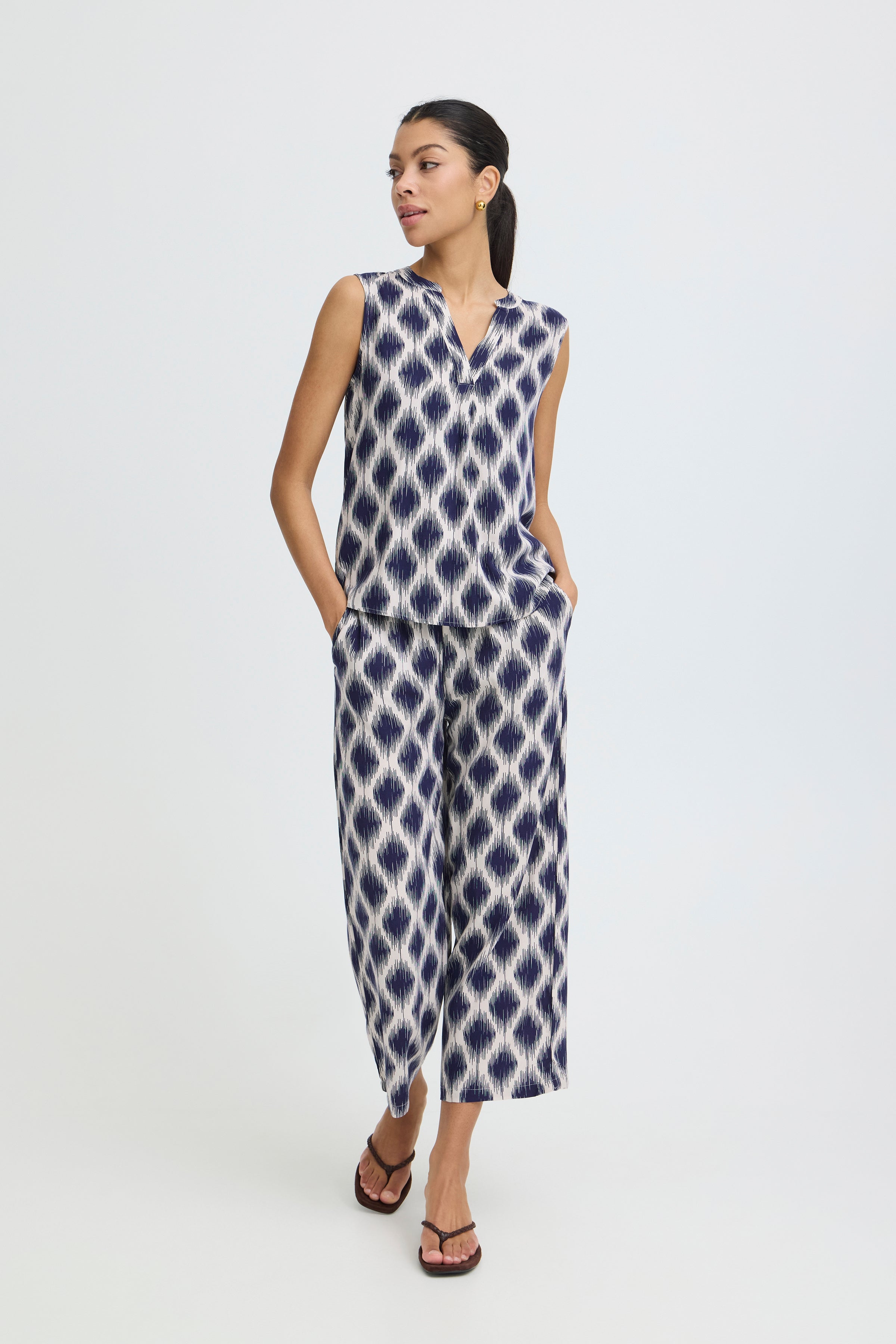 MMJoella Crop Ikat Pants - 20811296